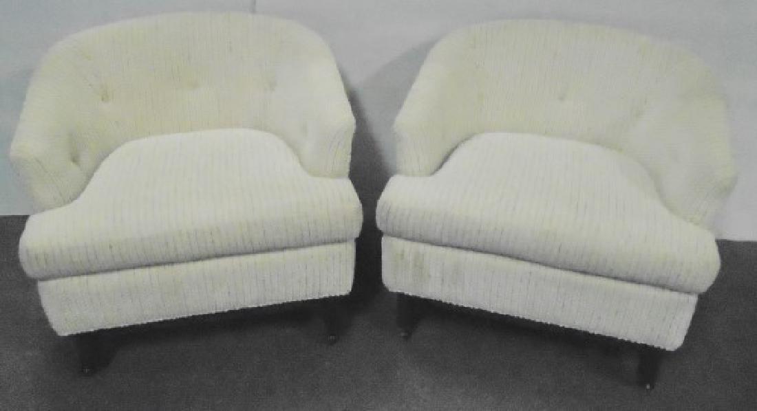 2 Vintage Rolling Club Chairs (1 of 1)