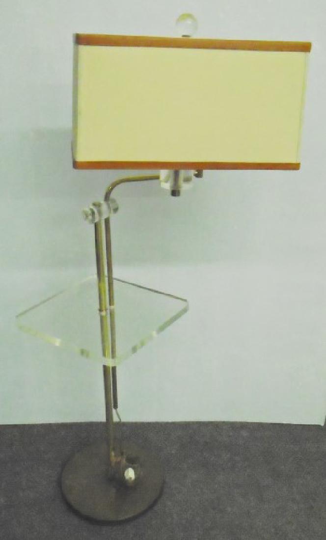Swing Arm Lucite Lamp Table (1 of 1)