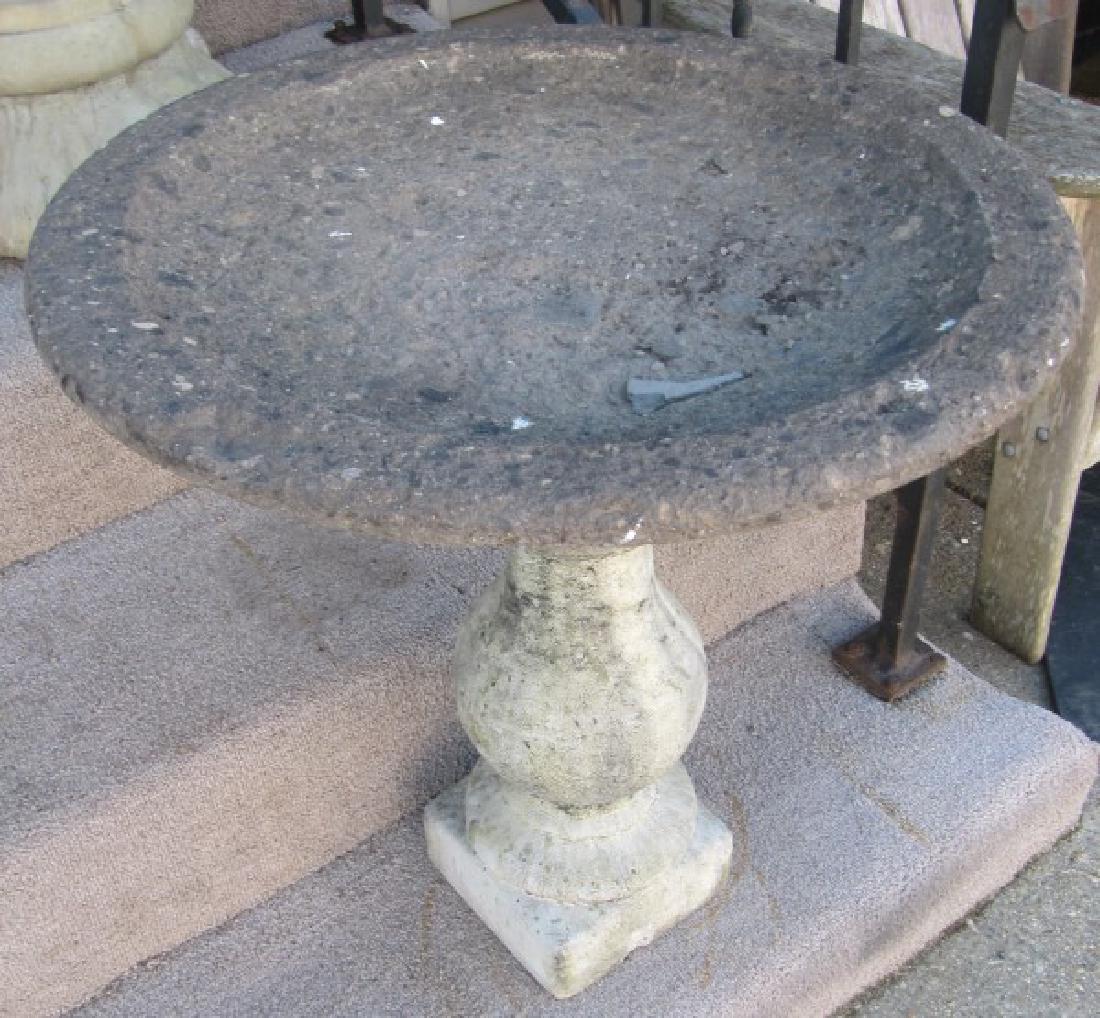 Concrete Bird Bath: Concrete Bird Bath