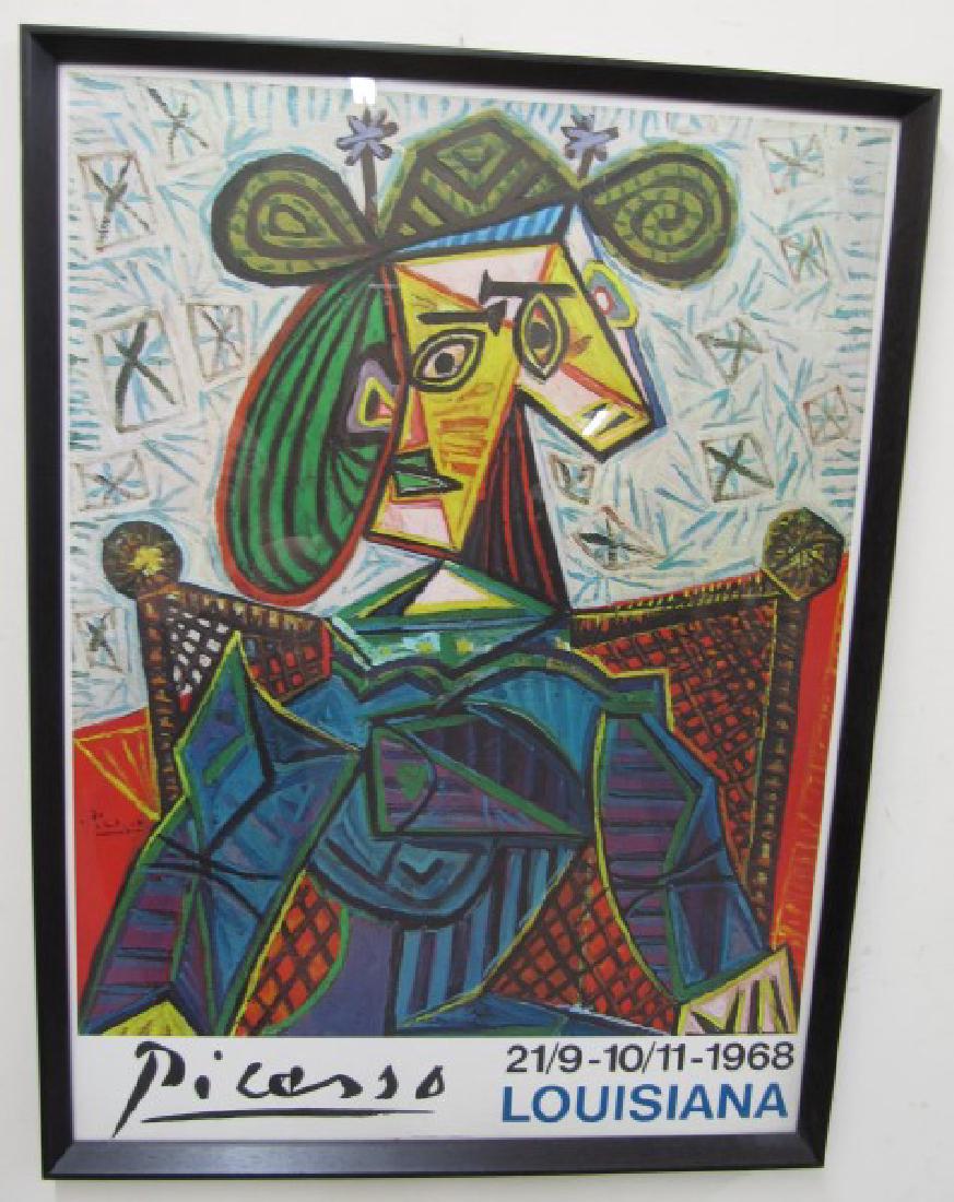 Framed Picasso Poster Louisiana 1968 Jul 30, 2017 State Line