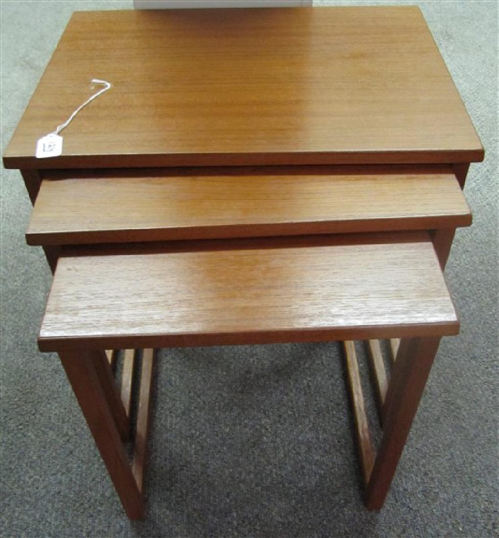 3 Danish Nesting Tables: 3 Danish Nesting Tables