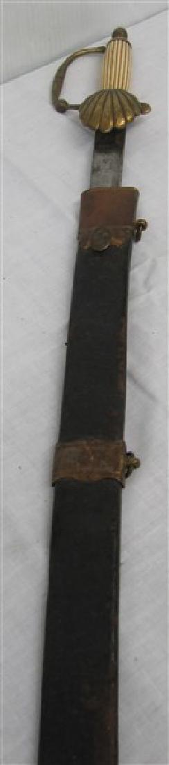 Bone Handled Sword signed: Bone Handled Sword signed