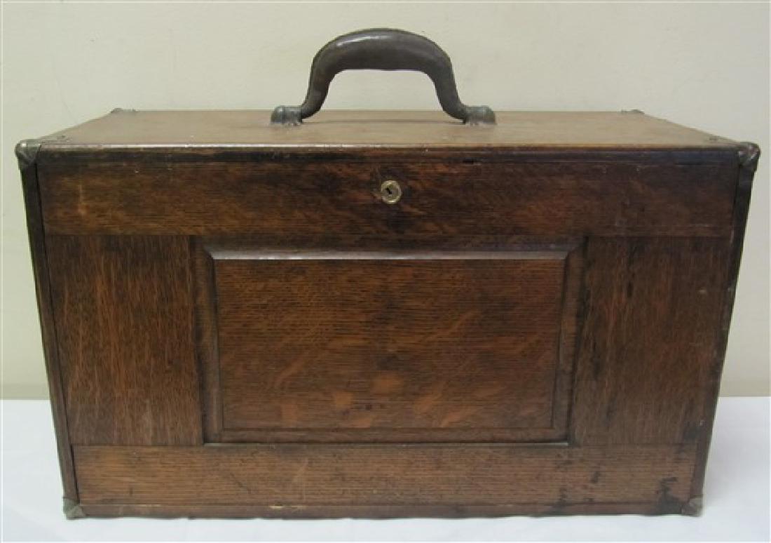 8 Drawer Oak Machinists ToolBox (1 of 3)