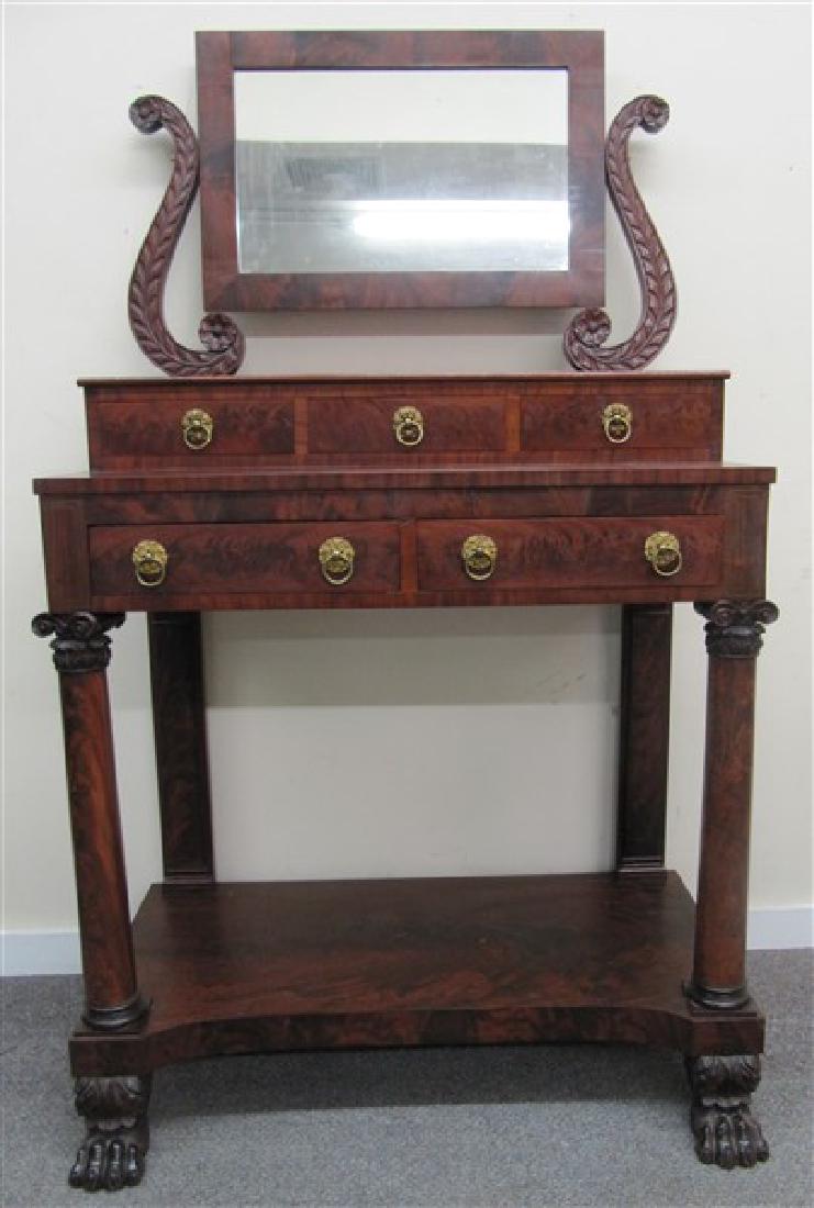 19th Cent Paw Foot Empire Vanity (1 of 4)