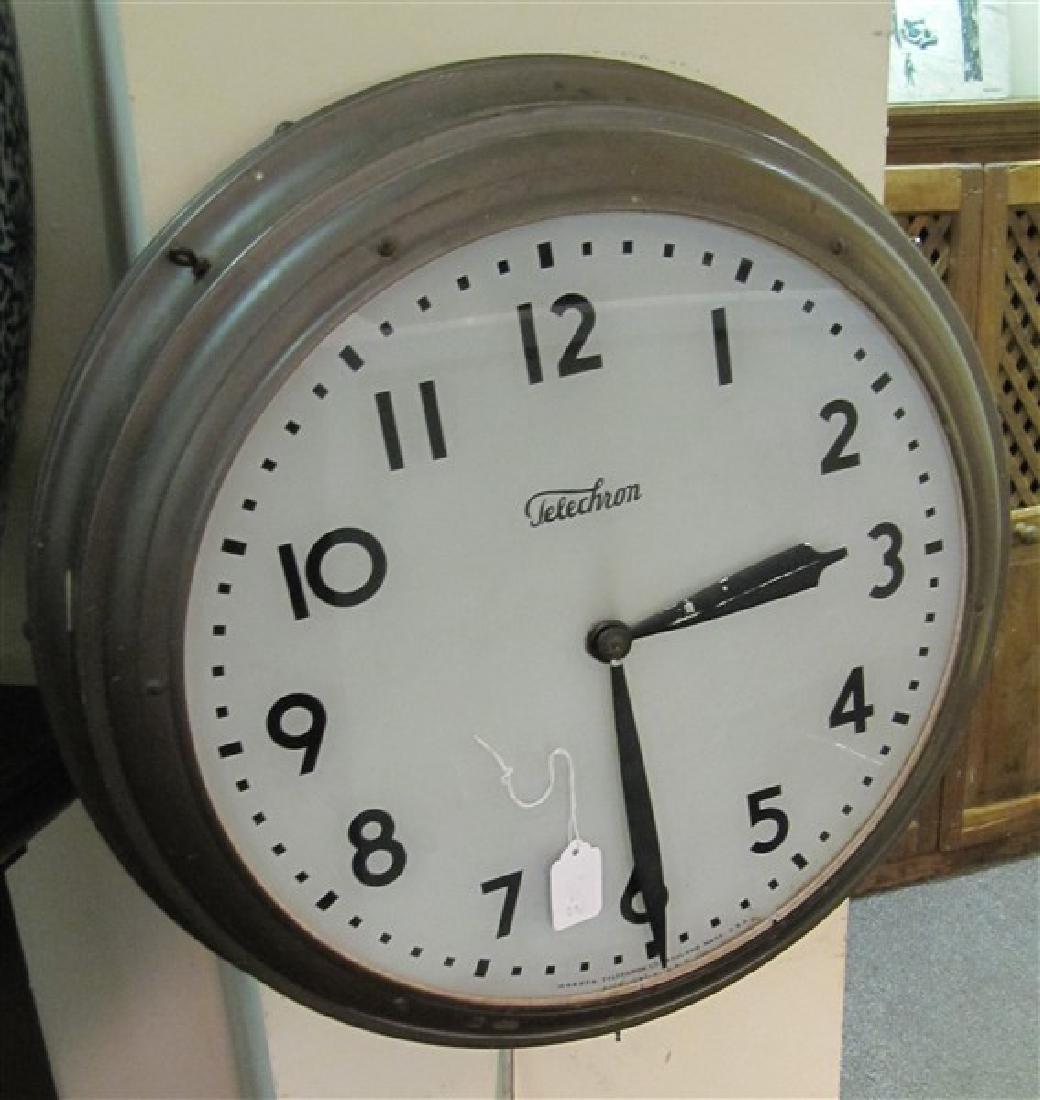 Telechron Electric Wall Clock 19" diameter (1 of 2)
