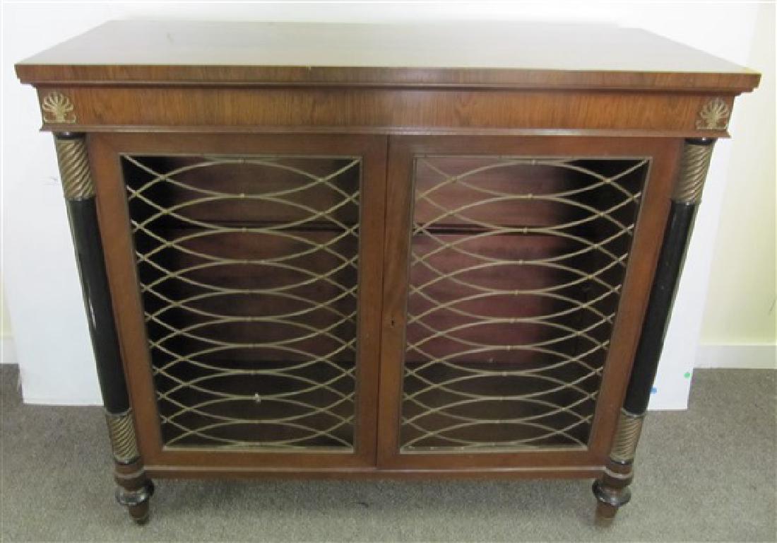Regency Style 2 Door Cabinet 44" w, 19" deep, 39" high (1 of 1)