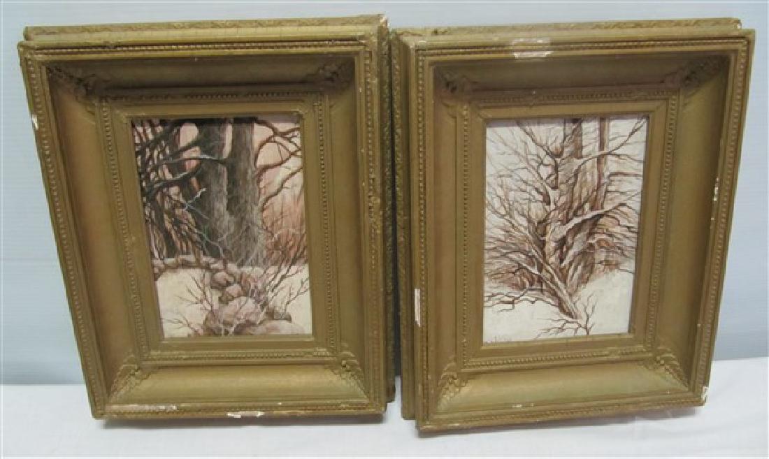 2 Framed Winter Scenes, Carol Birrell (1 of 1)