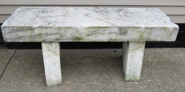 3 Part Marble Modern Bench (1 of 2)