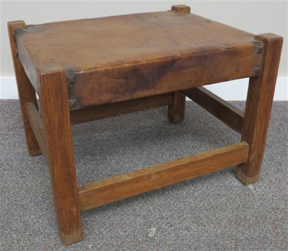 Gustav Stickley Footstool: Gustav Stickley Footstool
