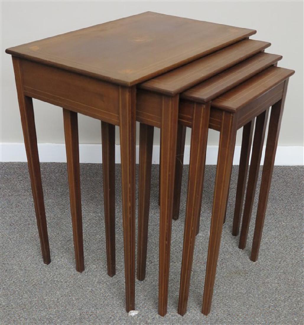 Inlaid Nesting Tables: Inlaid Nesting Tables