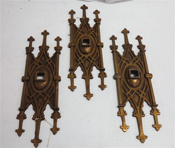 3 Aesthetic Bronze Backplates: 3 Aesthetic Bronze Backplates