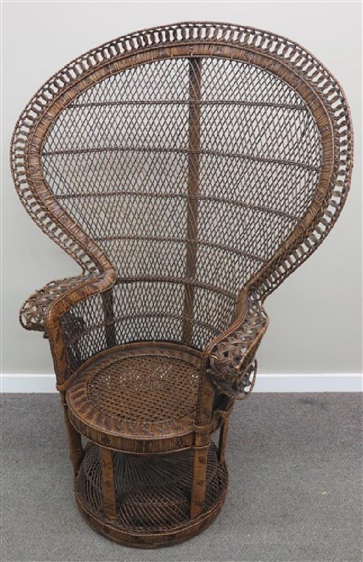 Wicker Throne Chair: Wicker Throne Chair
