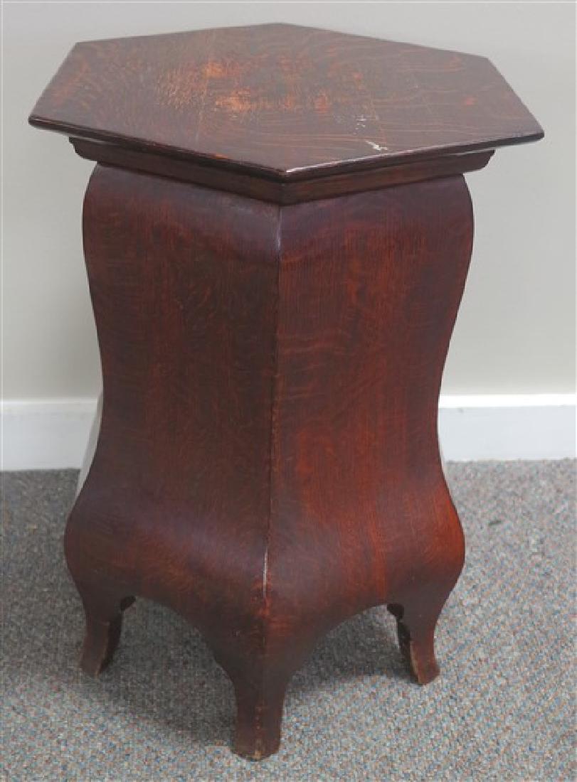 Kettle Base Oak Taboret: Kettle Base Oak Taboret