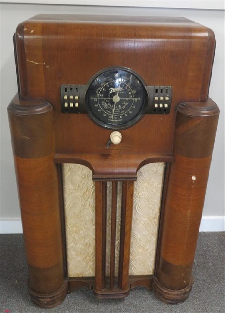 Zenith Floor Model Radio Jun 03, 2018 State Line Auctions & Estate
