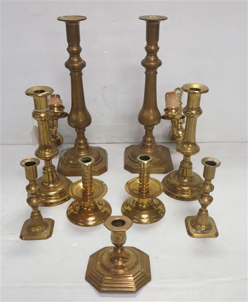 11 Pc. Brass Lot: 11 Pc. Brass Lot