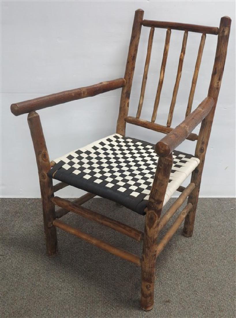 Signed "old hickory" adirondack chair