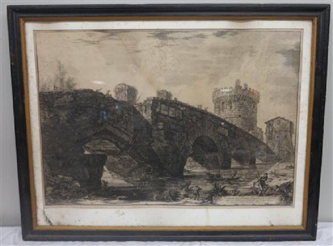 Framed Piranesi print: Framed Piranesi print