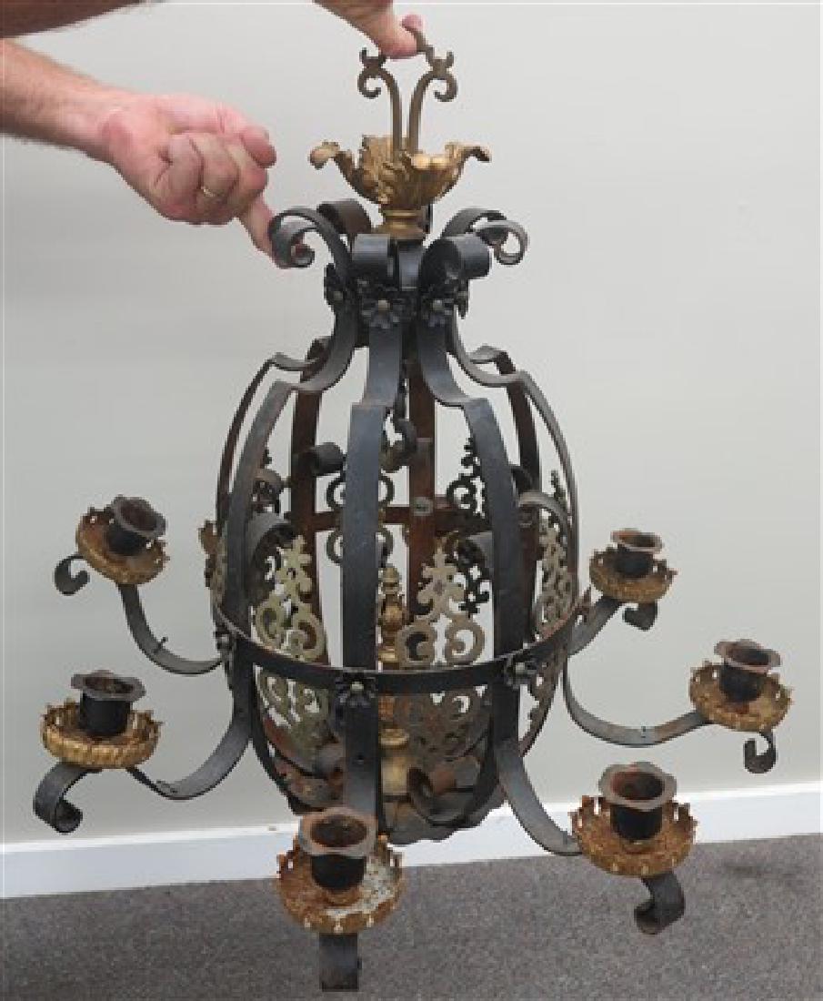 Nice iron and brass fixture: Nice iron and brass fixture