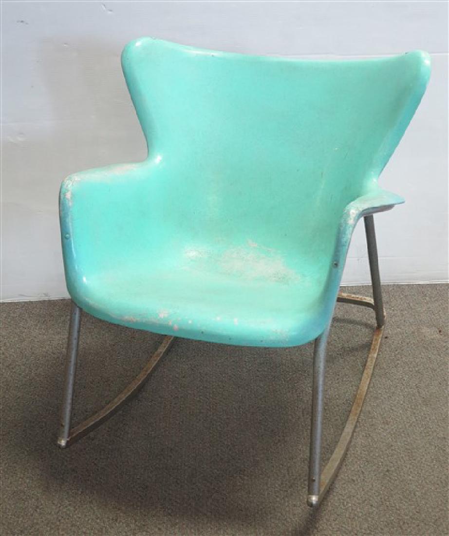 Mid-century molded seat rocker: Mid-century molded seat rocker