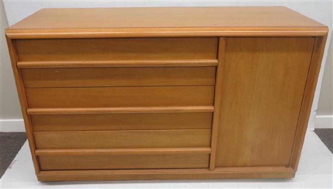 Modern 3 drawer maple chest (1 of 1)