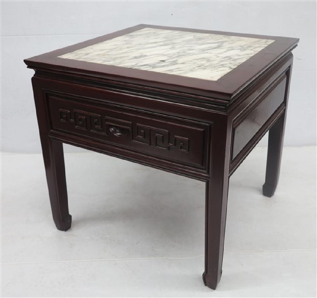 Marble inset oriental low table (1 of 1)