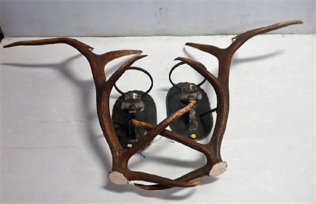Fabulous elk horn sconces (1 of 1)