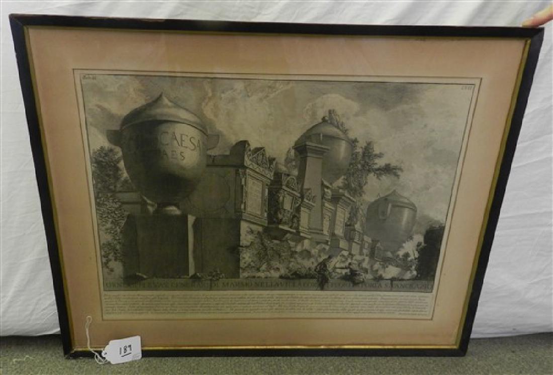 Piranesi print (1 of 1)
