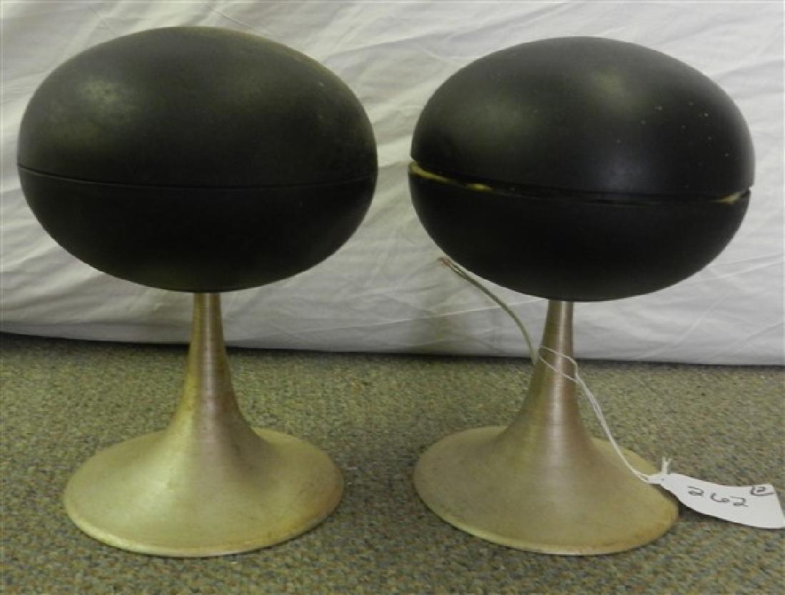 Pair 10" vintage mushroom speakers: Pair 10" vintage mushroom speakers