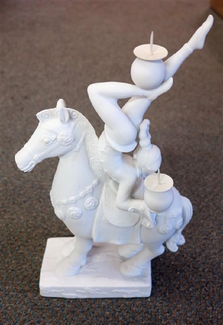 Parian Horse & rider: Parian Horse & rider