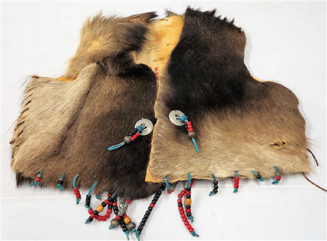 Native American Elk Skin Vest as found