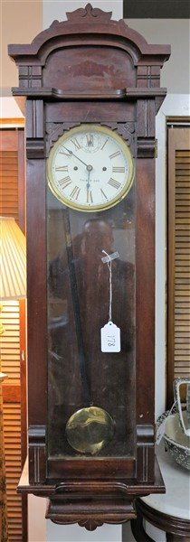 30 Day Walnut regulator clock: 30 Day Walnut regulator clock