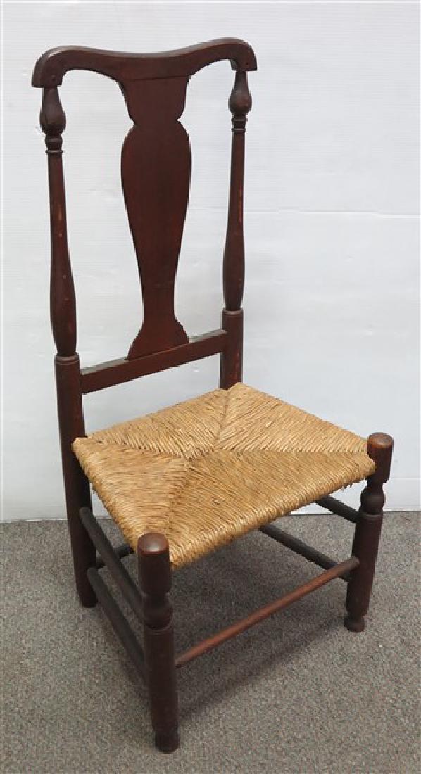 Two 18th cent. Queen Ann chairs: Two 18th cent. Queen Ann chairs