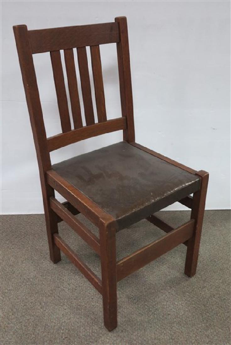 L & JG Stickley sidechair: L & JG Stickley sidechair