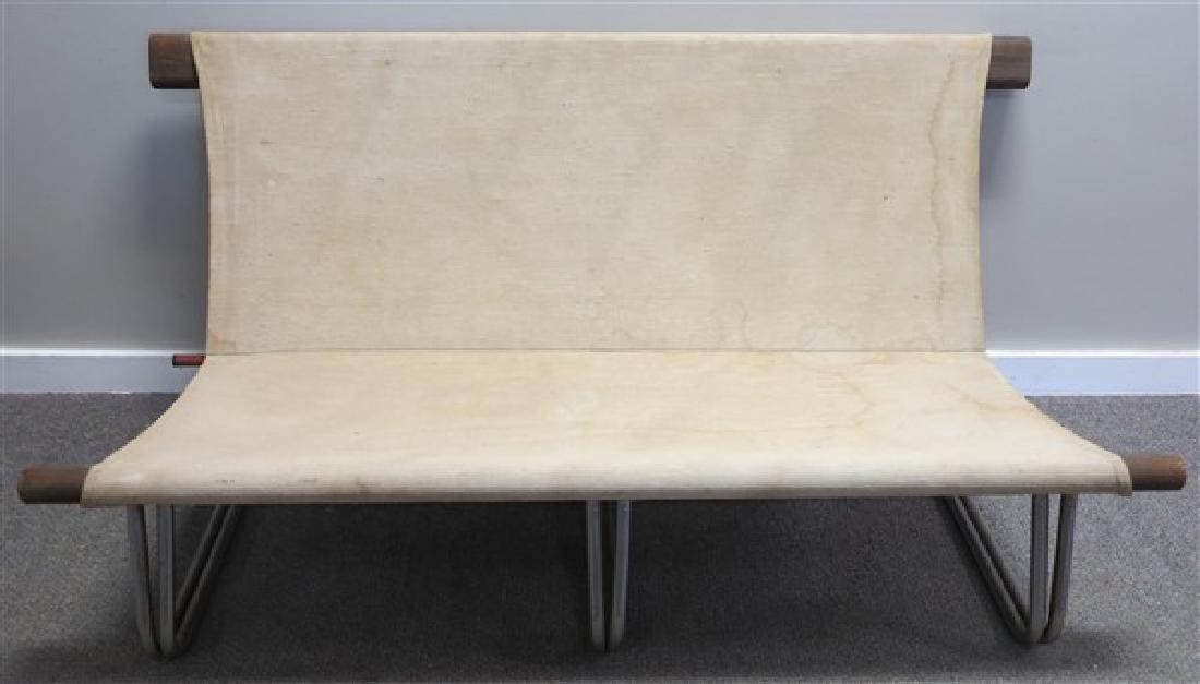 Mid-century Scandinavian setee, all original: Mid-century Scandinavian setee, all original