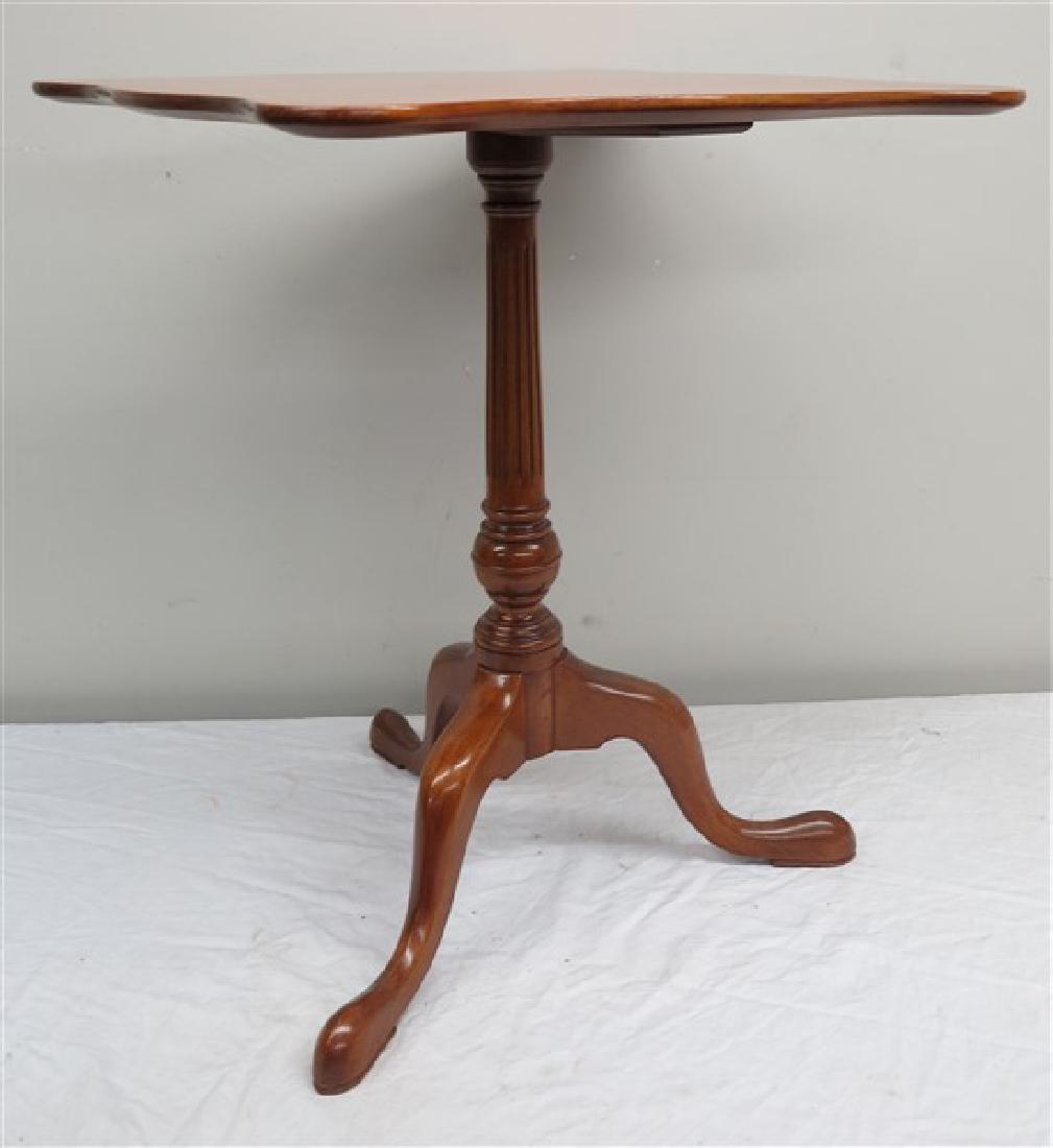 Stamped Nathan Margolis tea table: Stamped Nathan Margolis tea table