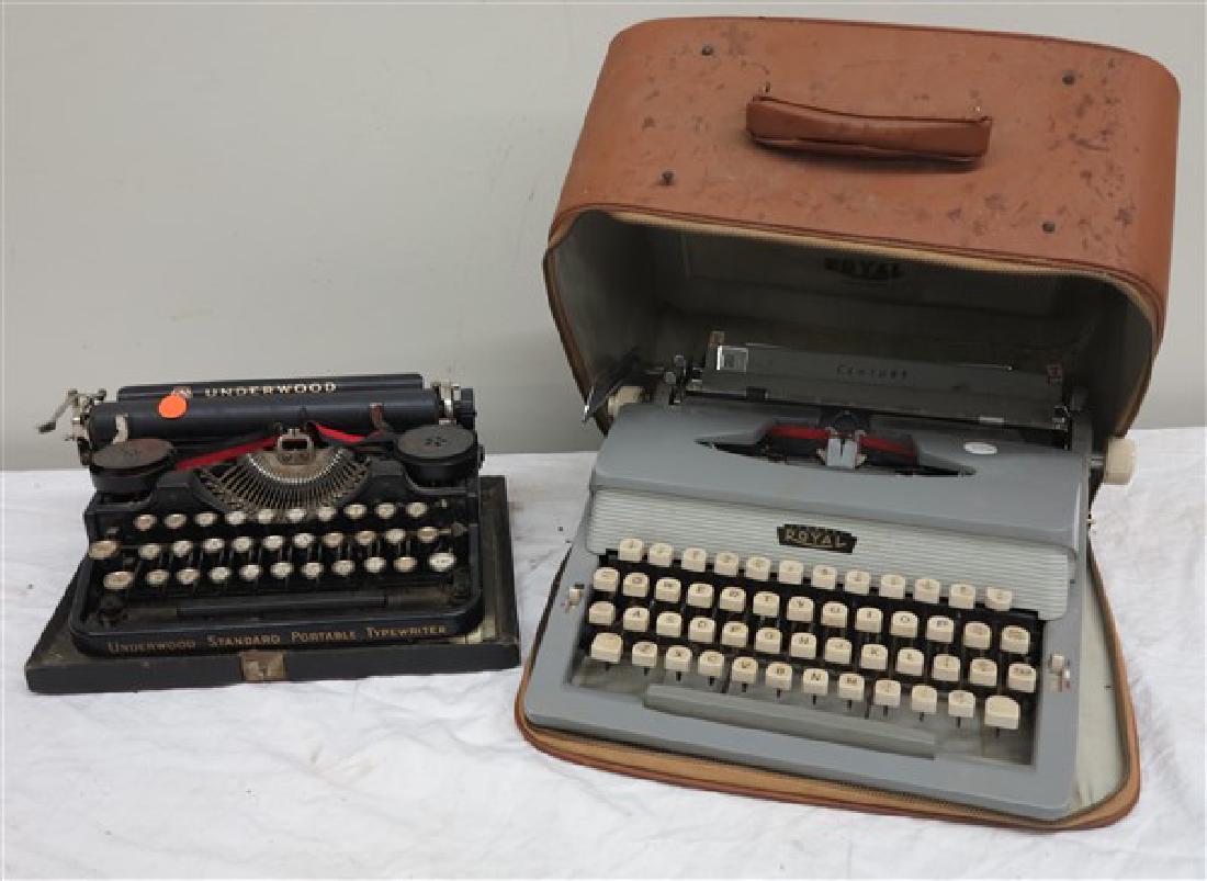 2 typewriters: 2 typewriters