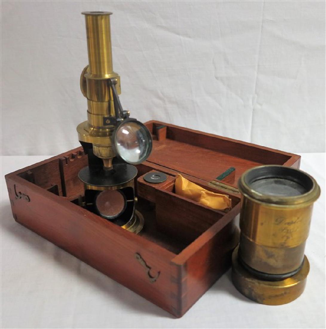 Microscope and lens: Microscope and lens