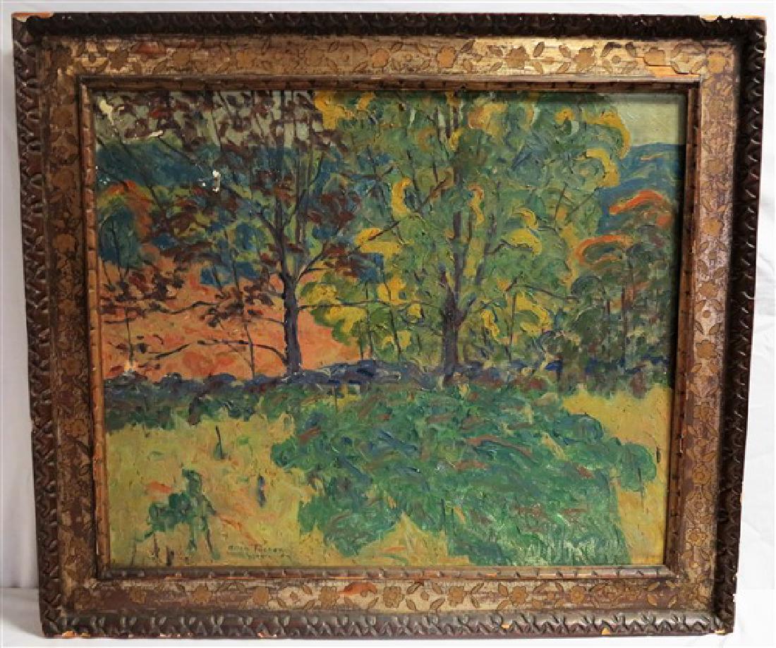 o/c signed Allen Tucker 1925, 32 X 37 overall: o/c signed Allen Tucker 1925, 32 X 37 overall