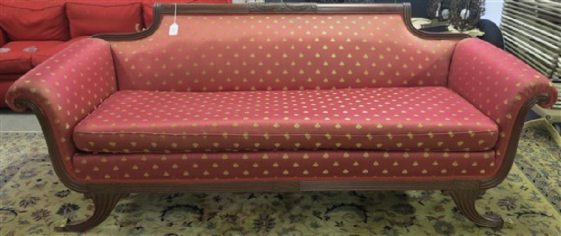 Duncan Phyfe Style Sofa 84" long: Duncan Phyfe Style Sofa 84" long
