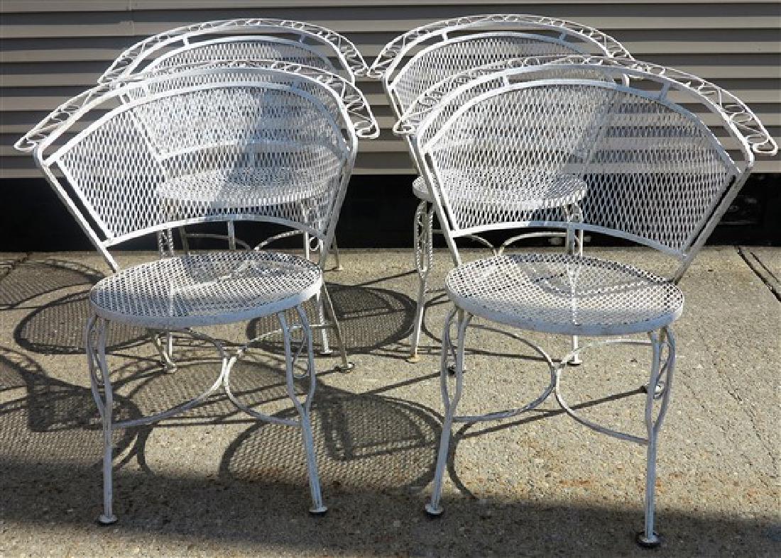 5 piece iron table and chair: 5 piece iron table and chair