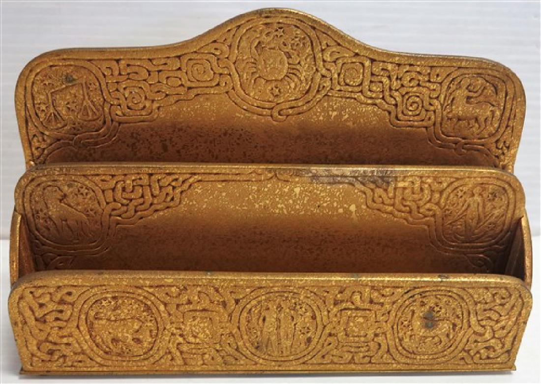 Tiffany Studios letter holder- Zodiac Pattern: Tiffany Studios letter holder- Zodiac Pattern