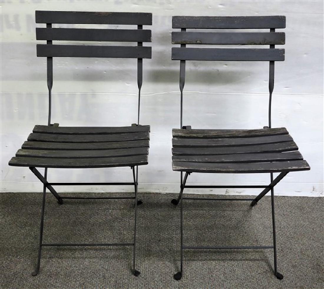 Pair folding chairs (1 of 1)