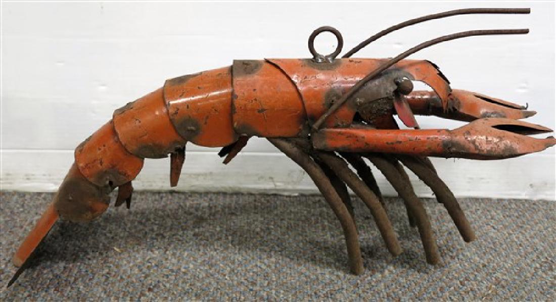 2 folk art tin sculptures (1 of 2)