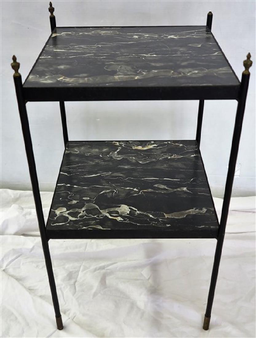 2 tier Iron & tile stand: 2 tier Iron & tile stand