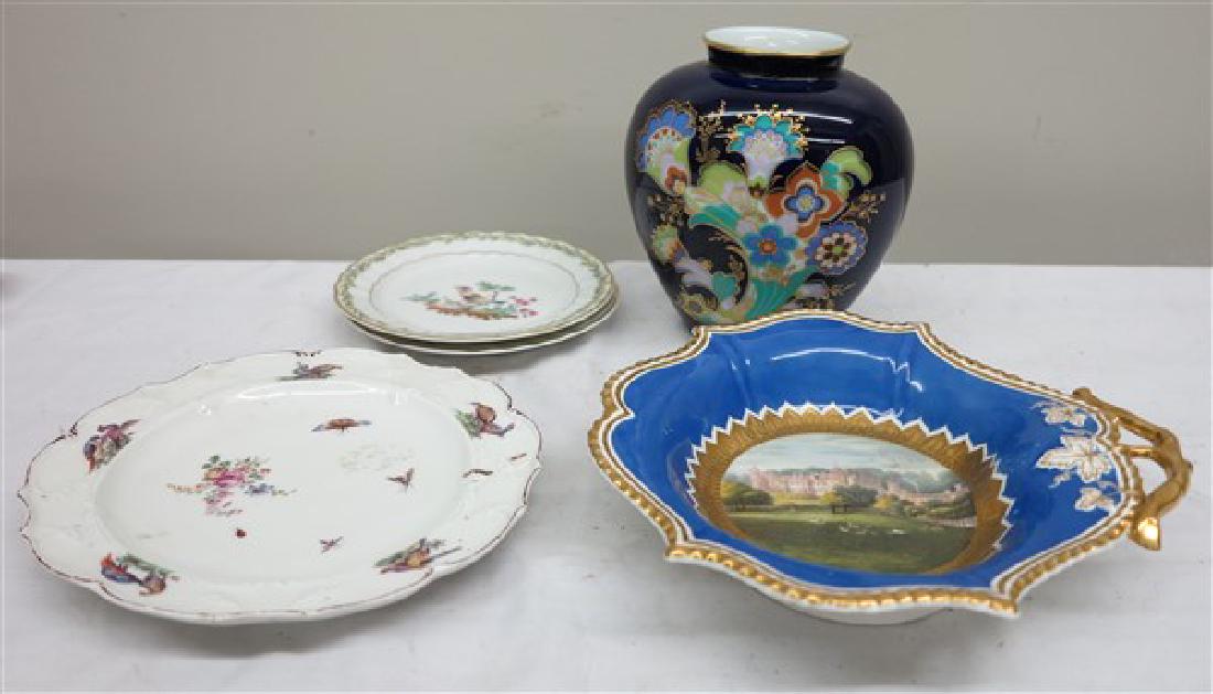 6 Pc early porcelain lot (1 of 3)