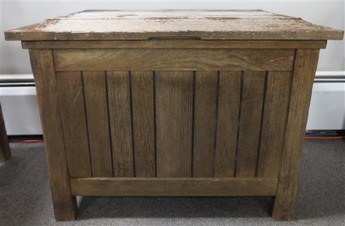 Barlow Tyrie teak cooler 32"w X 22 1/2"d X 23"h: Barlow Tyrie teak cooler 32"w X 22 1/2"d X 23"h