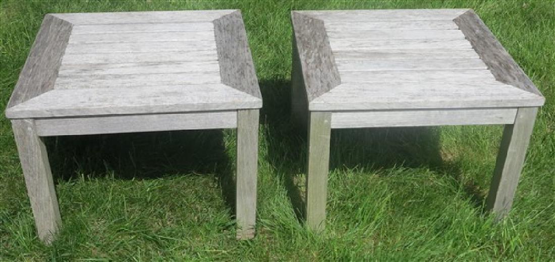 2 Kingsley Bate side tables 20" square top X 16"h (1 of 1)