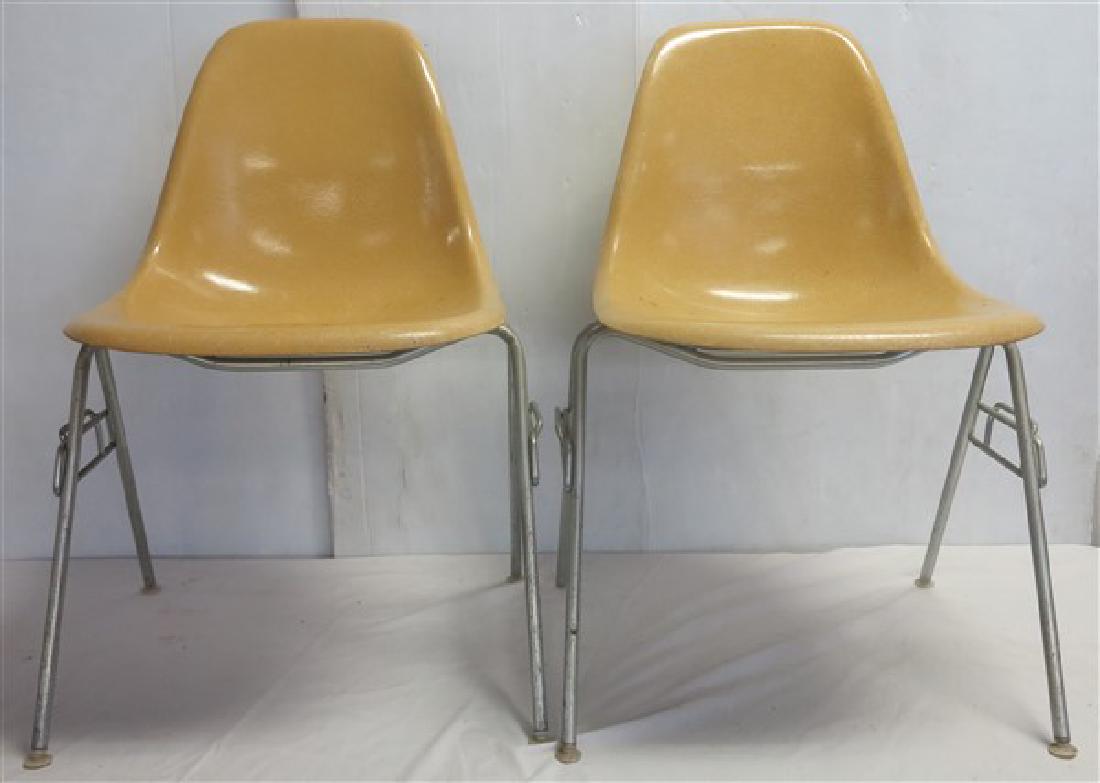 Pair signed Herman Miller chairs (1 of 1)