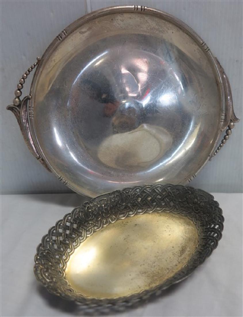 2 piece sterling lot-bowl and charger (1 of 1)