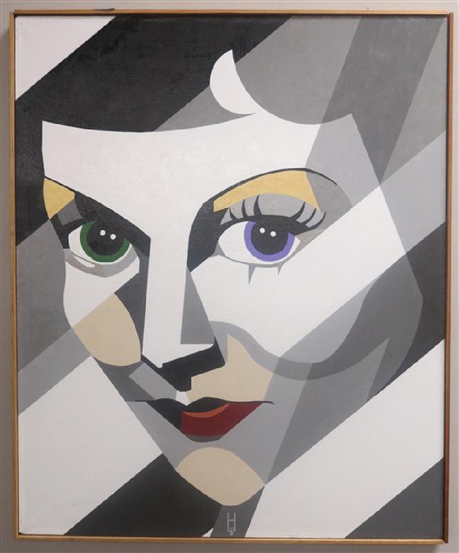Acrylic on linen 28 X 34 Earl Hubbard: Acrylic on linen 28 X 34 Earl Hubbard
